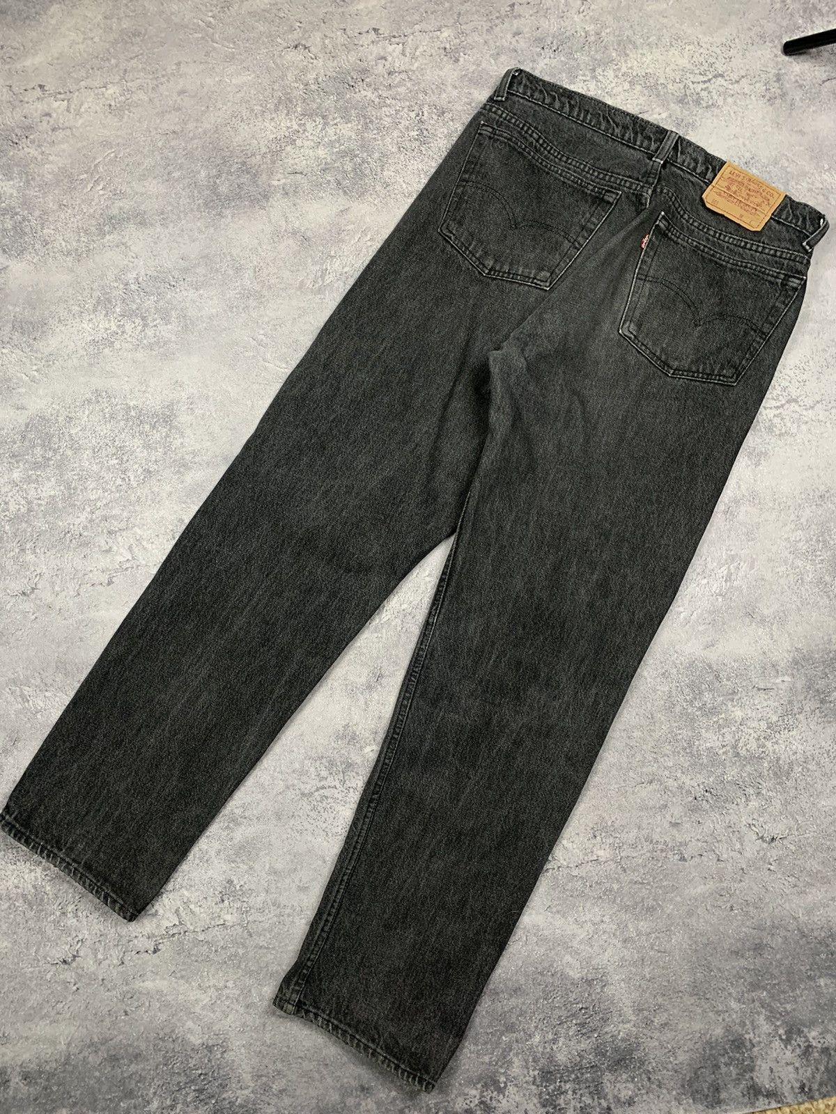 Vintage Levi’s Washed Gray Jeans Denim Made In Canada 90’s