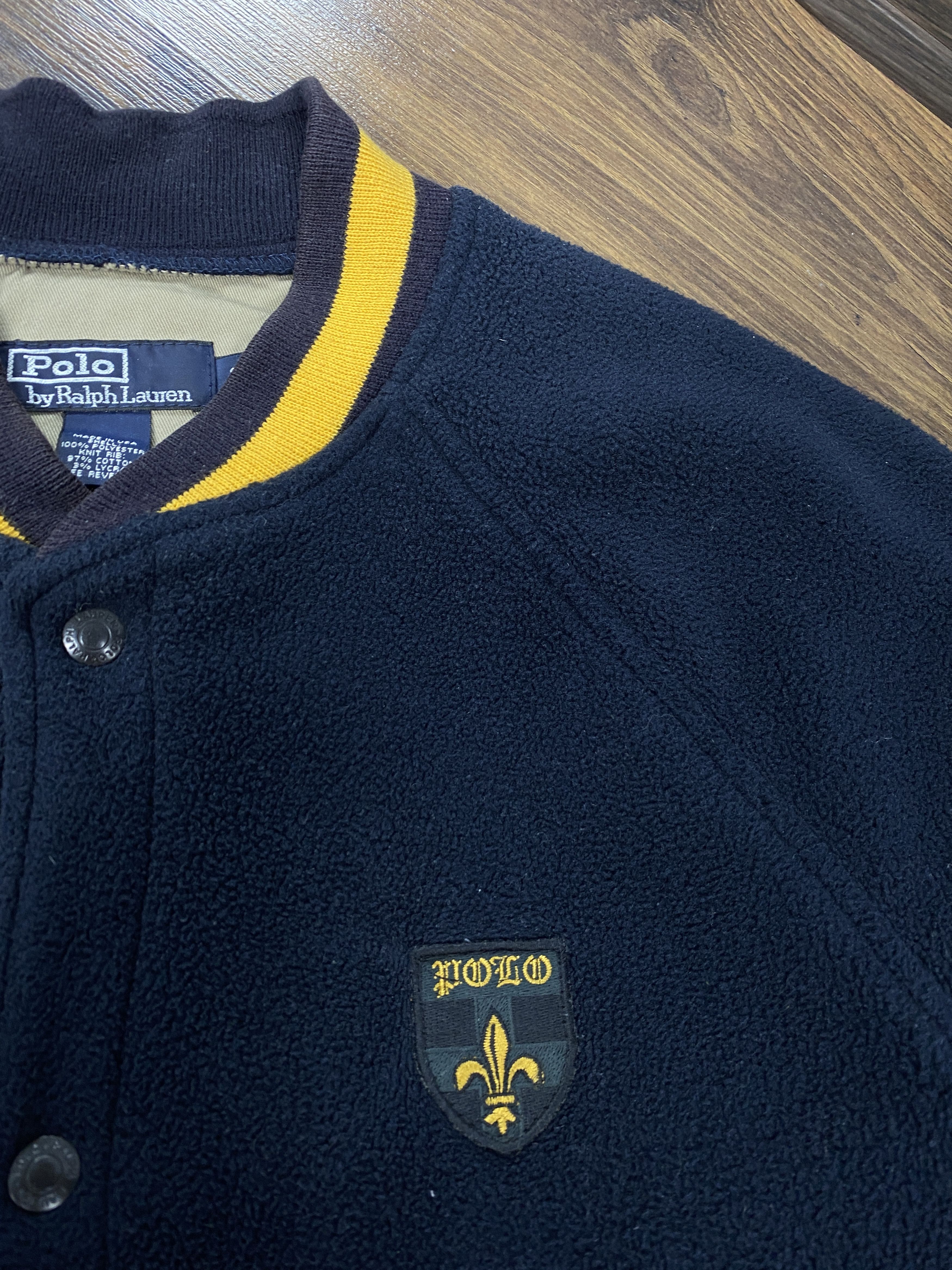 Polo Ralph Lauren Polo Ralph Lauren vintage fleece bomber jacket made in USA Size US S / EU 44-46 / 1 - 3 Thumbnail
