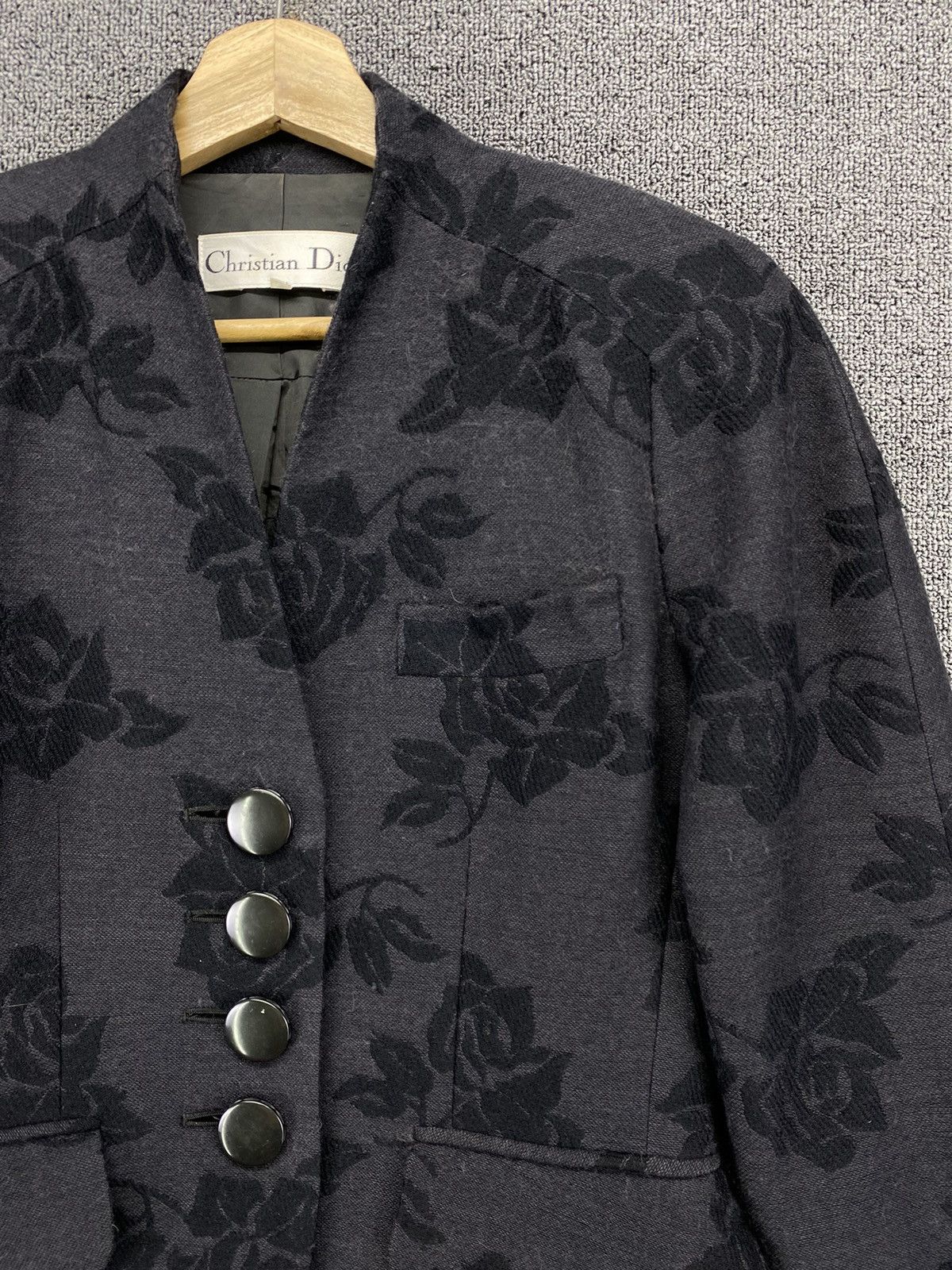 Christian Dior Monsieur × Vintage Vintage Christian Dior Rare Design Wool Cardigan Jacket Size S / US 4 / IT 40 - 7 Thumbnail