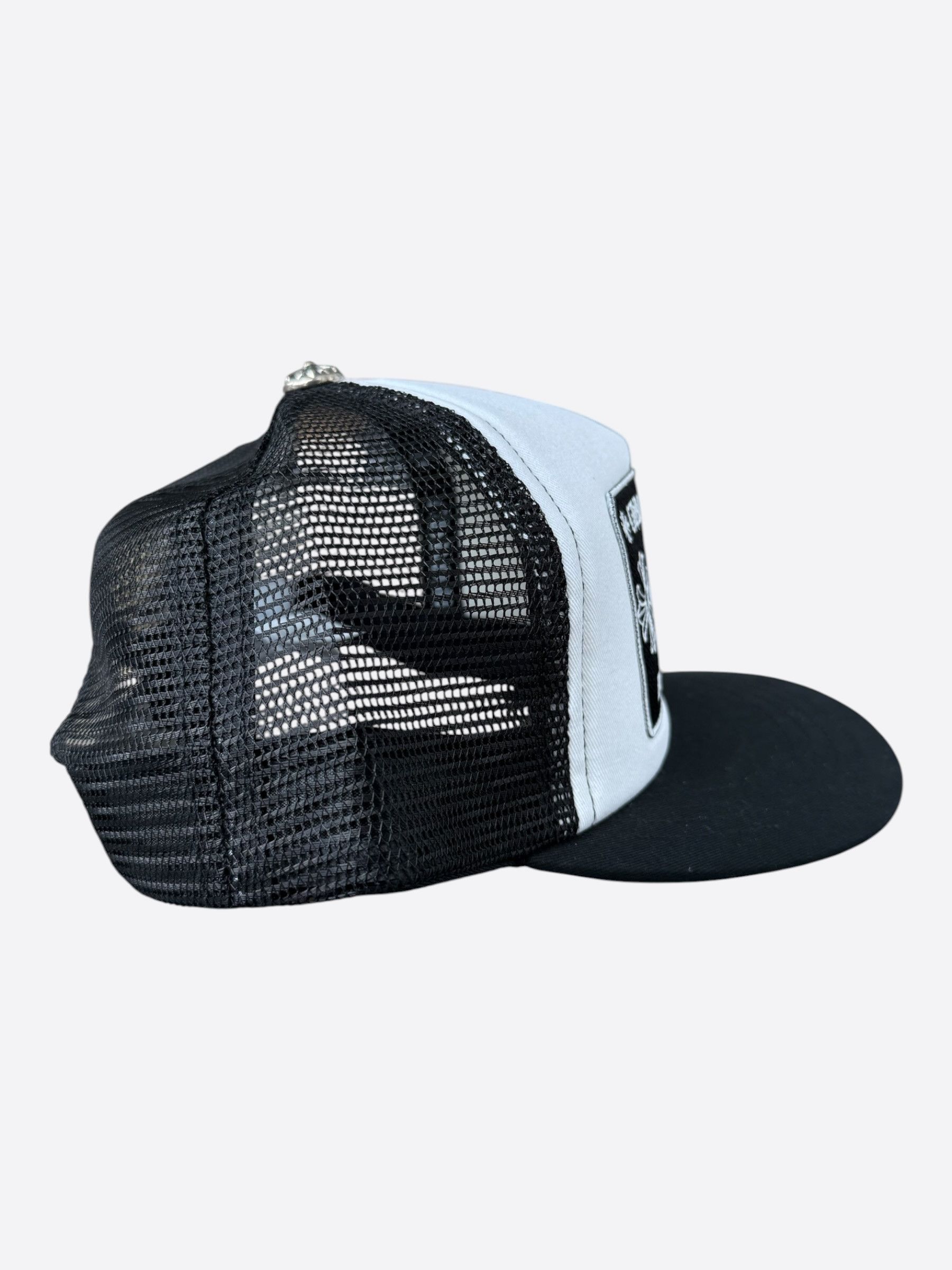 Chrome Hearts Chrome Hearts Black & White Hollywood Trucker Hat Size ONE SIZE - 2 Thumbnail