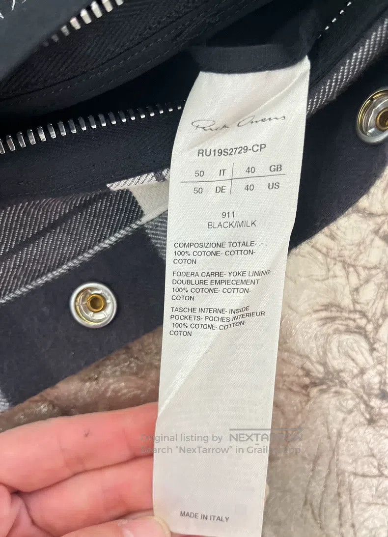 Rick Owens Rick Owens Plaid Shirt Size US M / EU 48-50 / 2 - 8 Thumbnail