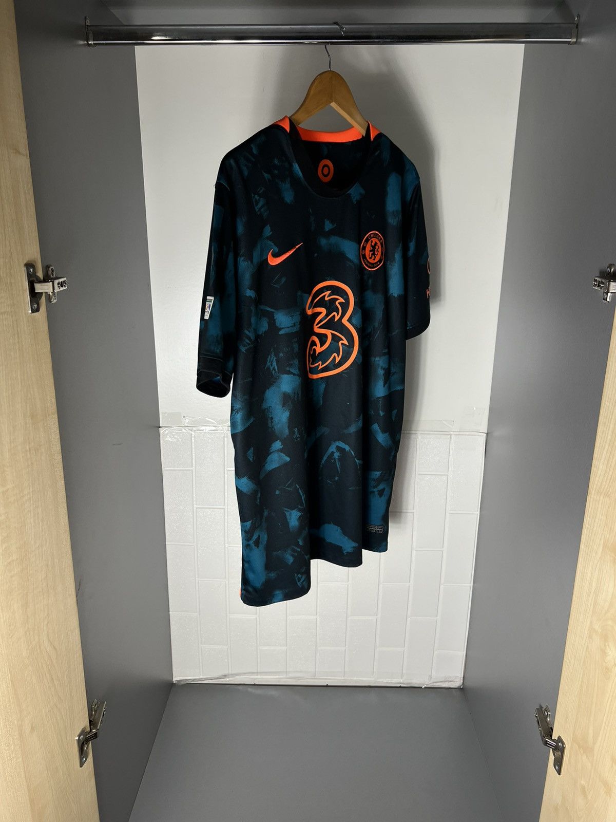 Vintage VERY RARE NIKE FC CHELSEA LONDON ENGLAND SOCCER JERSEY RETRO Size US XL / EU 56 / 4 - 4 Thumbnail