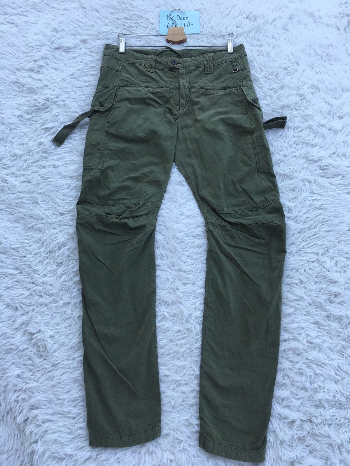 Marithe + Francois Girbaud Rare Vintage Marithe Francois Girbaud Cargo Pant Size US 33 - 4 Thumbnail