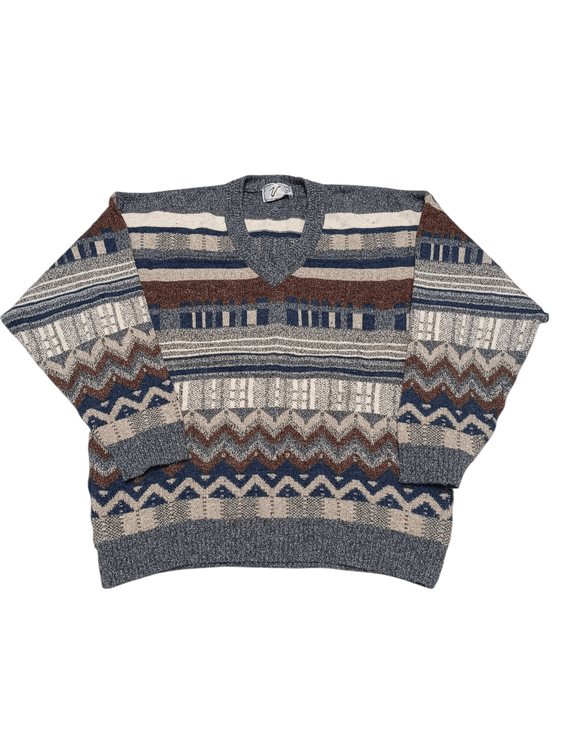 Other VINTAGE 90S MADE ITALY COOGI STYLE V-NECK SWEATER Size US M / EU 48-50 / 2 - 1 Thumbnail