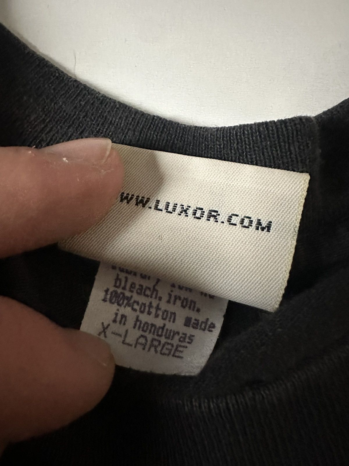 Vintage Vintage 2000s Blue Man Group "Live at Luxor" Black Las Vegas Size US XL / EU 56 / 4 - 7 Thumbnail