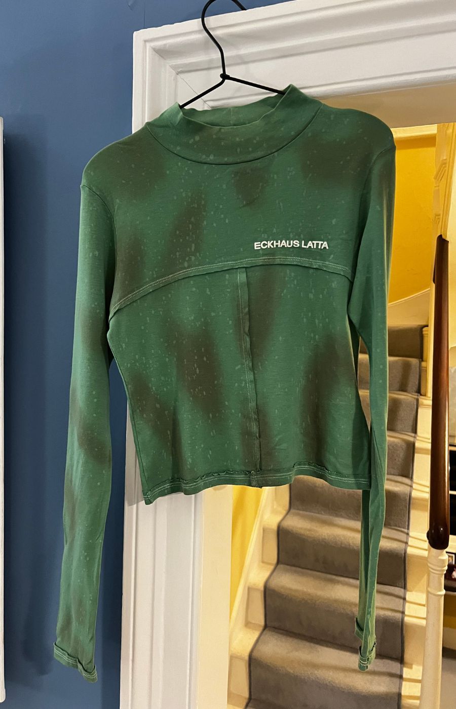 Eckhaus Latta Eckhaus Latta Green Lapped Turtleneck Size M / US 6-8 / IT 42-44 - 2 Thumbnail