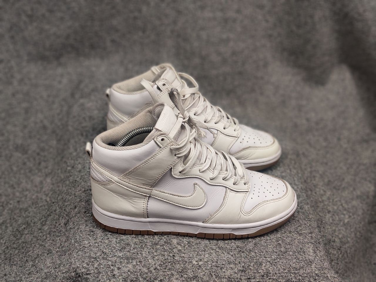 Nike Nike Dunk High Sail Gum Leather White Sneakers Vintage Style Size US 7.5 / EU 40-41 - 6 Thumbnail
