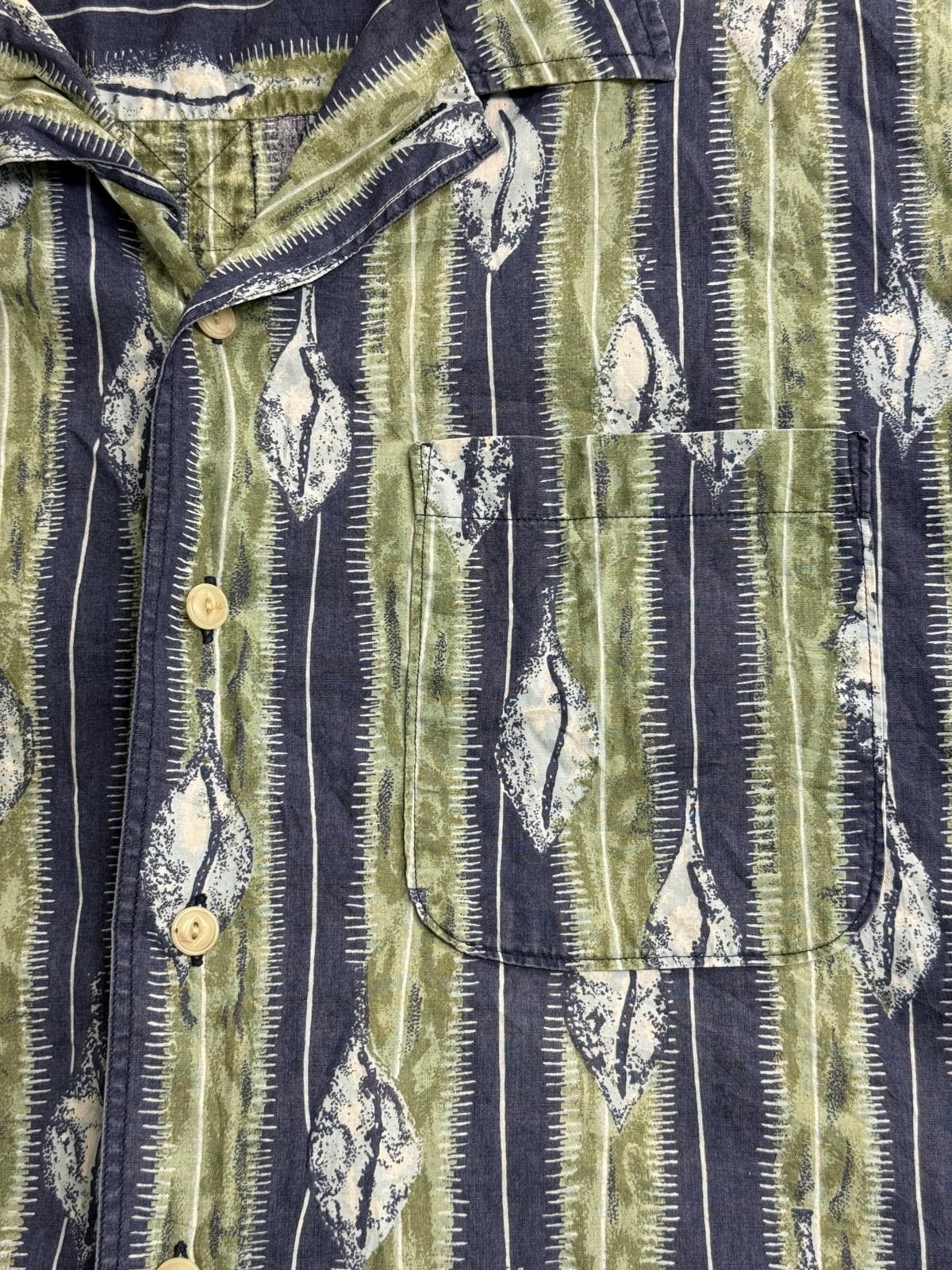 Woolrich Woolen Mills Vintage Woolrich Vertical Conch Shell - Made in Hawaii Shirt Size US L / EU 52-54 / 3 - 3 Thumbnail
