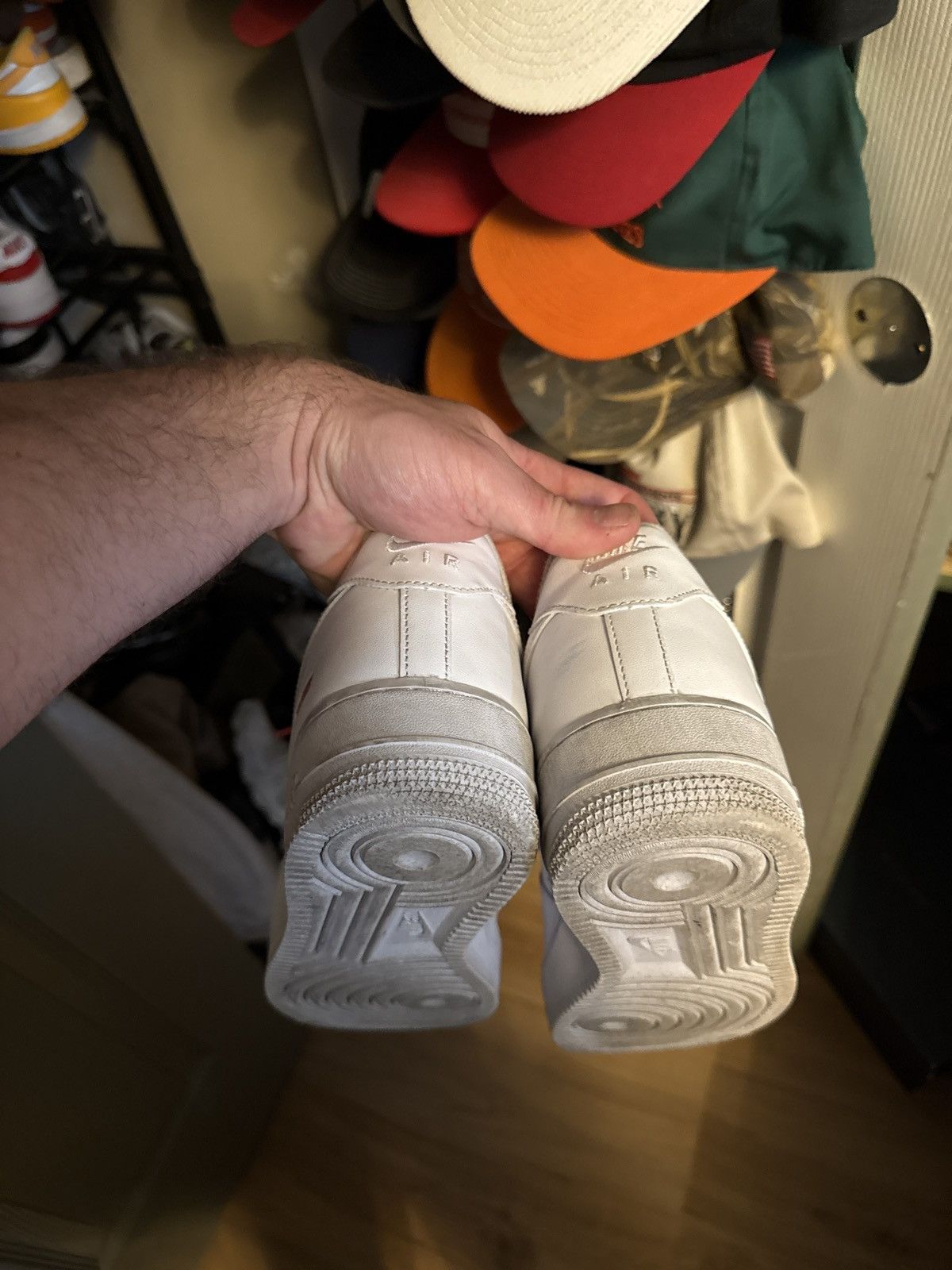Nike × Supreme Supreme x Nike white Air Force 1 Size US 10.5 / EU 43-44 - 11 Thumbnail