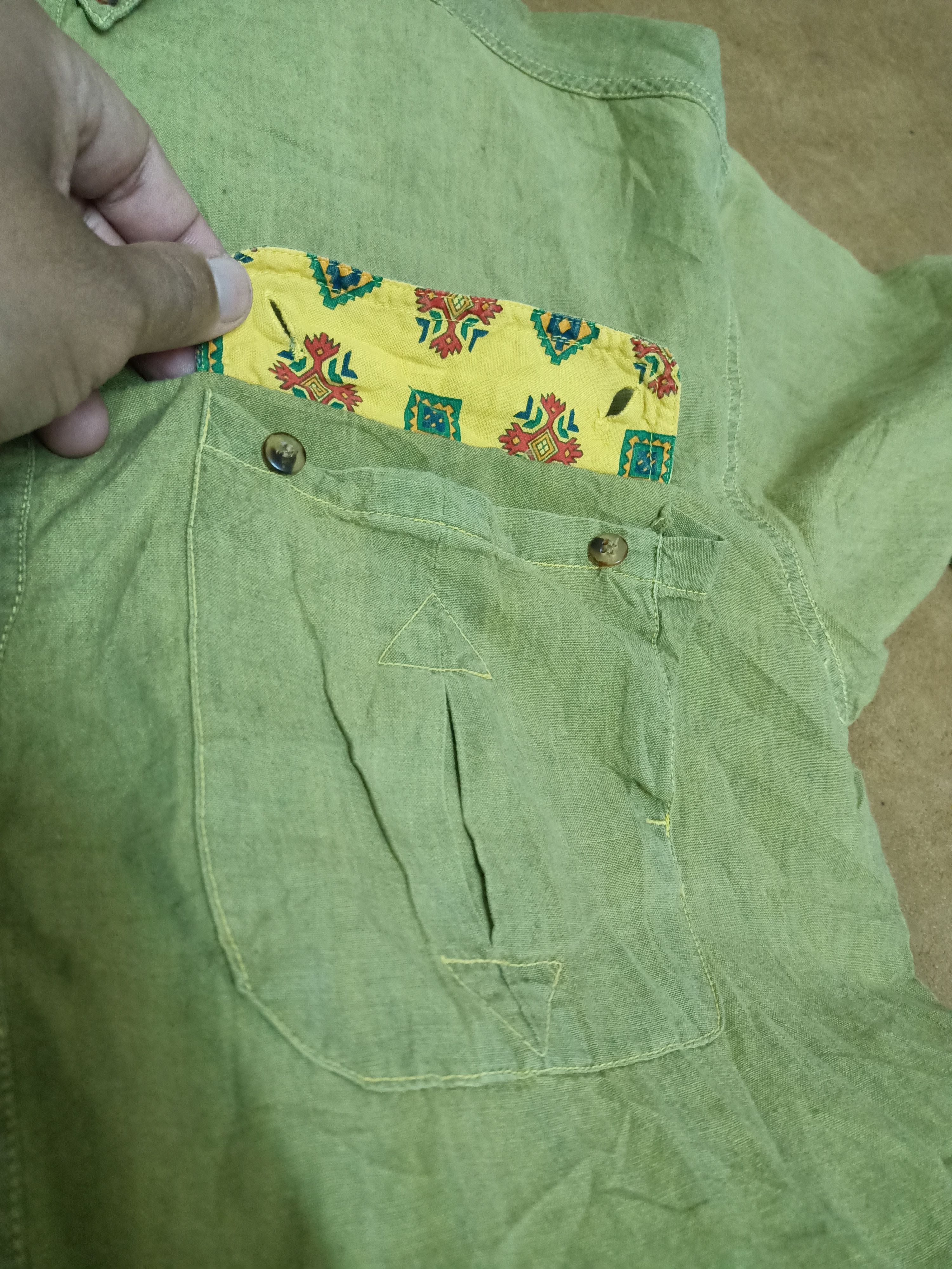 Bugle Boy Vintage 90s Bugle Boy double pockets shirt Size US XL / EU 56 / 4 - 5 Thumbnail