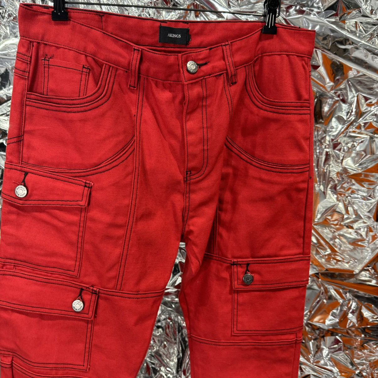 AKINGS Akings red cargo Size US 36 / EU 52 - 3 Thumbnail