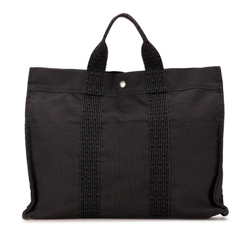 Hermes Hermes Hermes Herline MM Canvas Tote Bag Canvas Tote Bag in Great Condition Size ONE SIZE - 1 Thumbnail