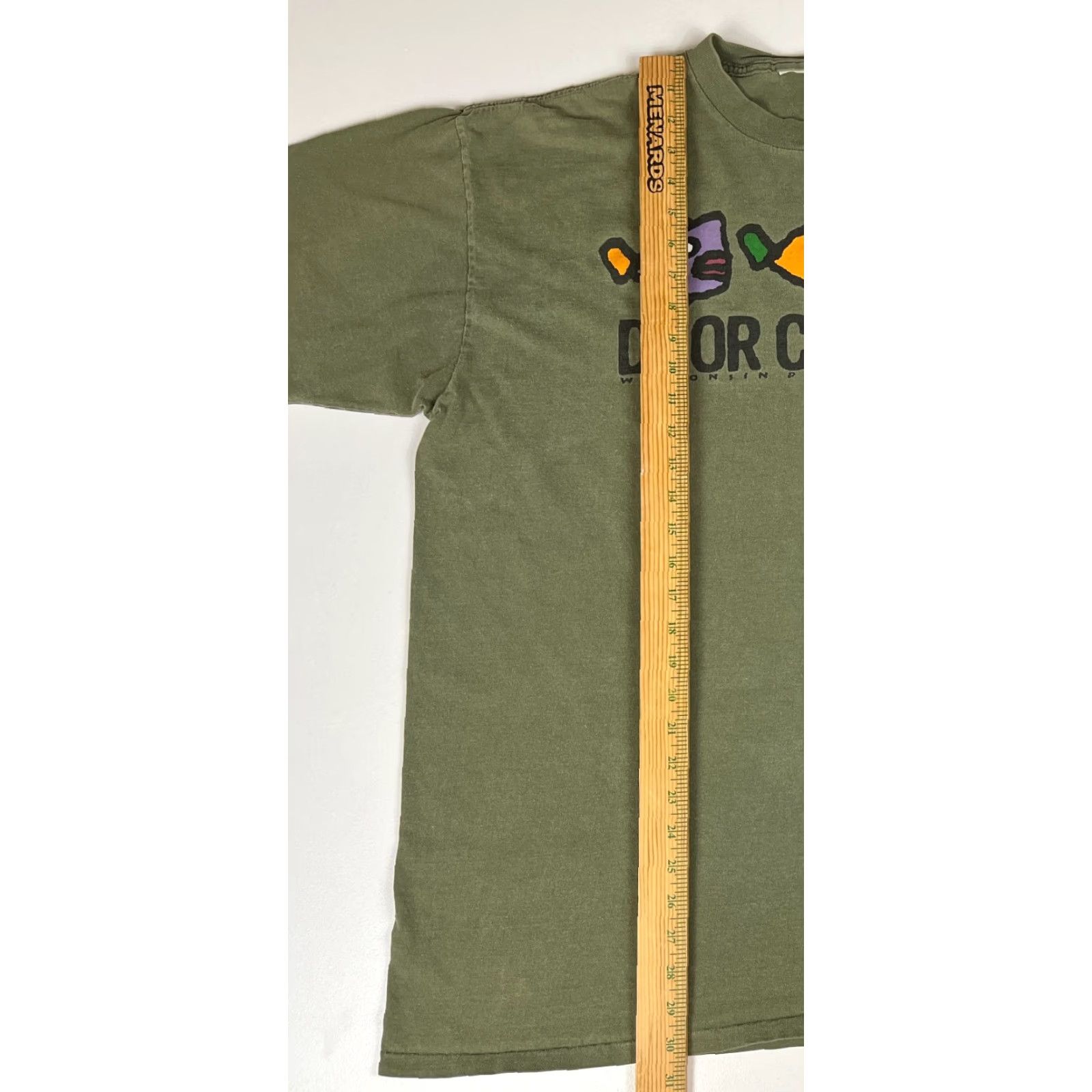 Vintage VINTAGE Men's T-Shirt Door County Wisconsin Planet Earth Crew Neck Short Sleeve Sz L Green 1990s Fish Nature Planet Earth Vintage Mens T-Shirt Size US L / EU 52-54 / 3 - 7 Thumbnail