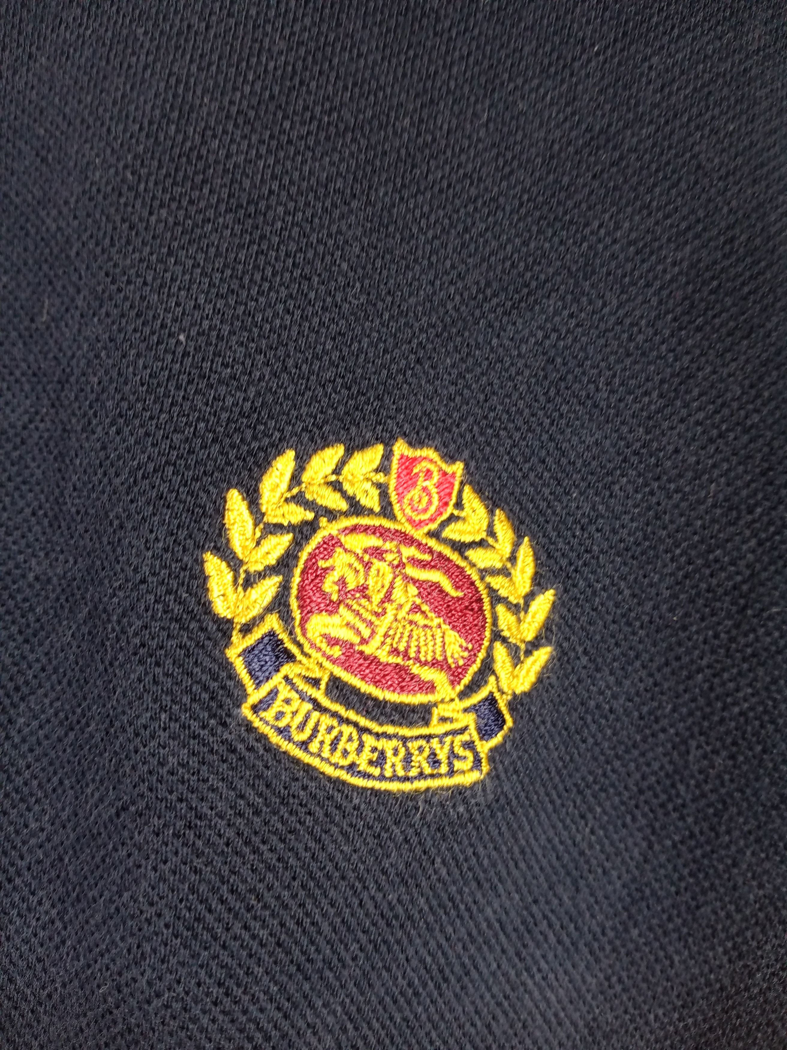 Burberry Rare Vintage 90s Burberrys Polo Shirt Made in England Size US L / EU 52-54 / 3 - 5 Thumbnail