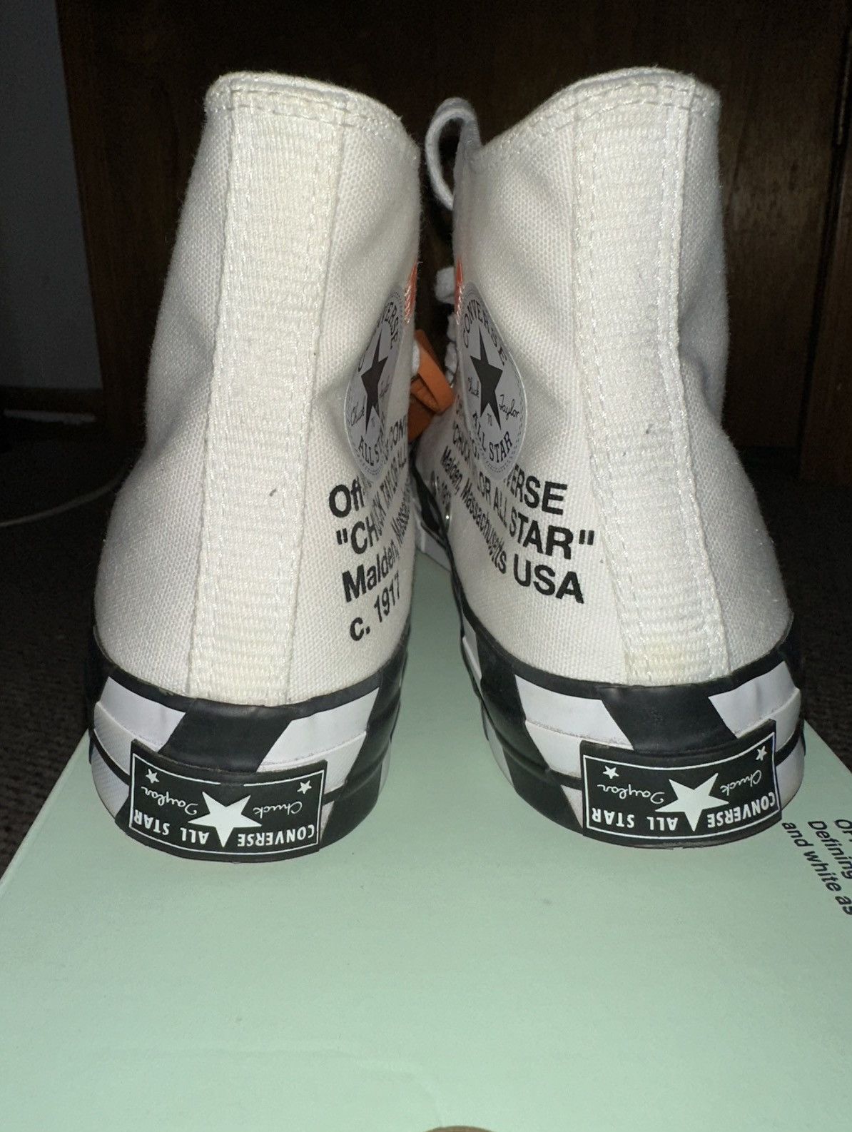 Converse × Nike × Off-White Converse Chuck Taylor All Star 70 Hi Size US 7.5 / EU 40-41 - 2 Thumbnail