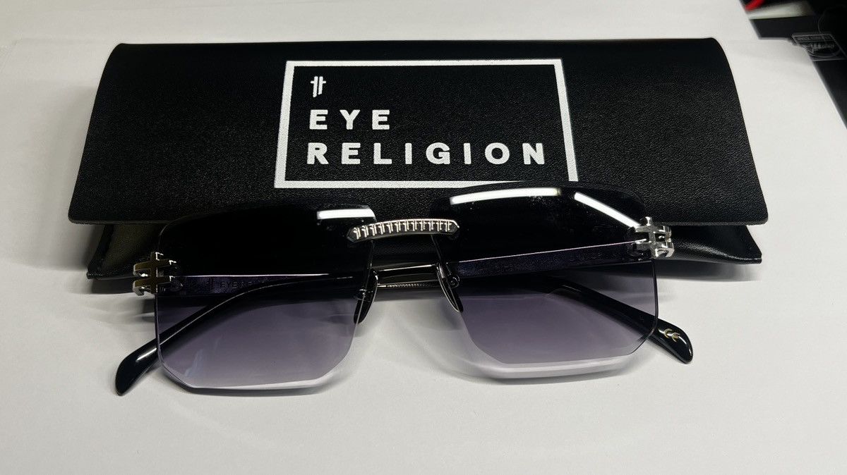 Other Sunglasses eye religion white gold Size ONE SIZE - 1 Thumbnail