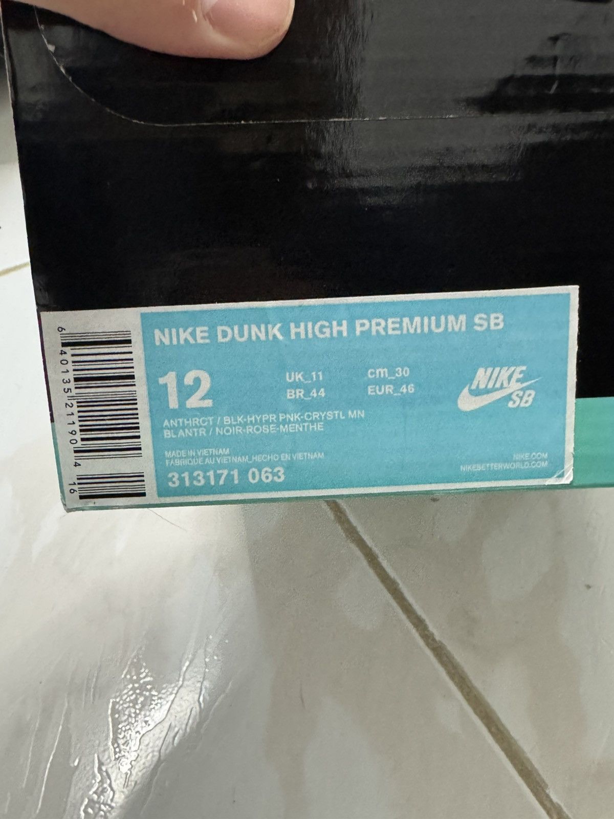 Nike SB Nike SB Dunk High Premier Northern Lights Size 12 DS Size US 12 / EU 45 - 9 Thumbnail