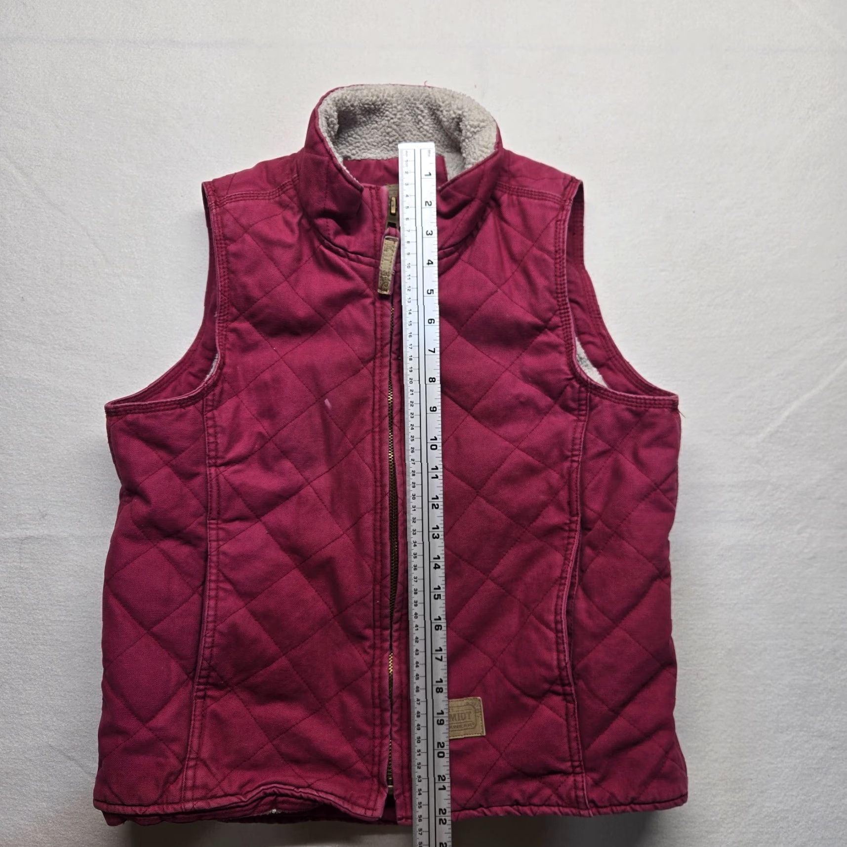 Pinko CE Schmidt Workwear Fit for Her Pink Sherpa Lined Vest - Women’s Small Zip Vest, Cotton Canvas, Insulated, Fall Winter, Casual/Workwear Size S / US 4 / IT 40 - 7 Thumbnail