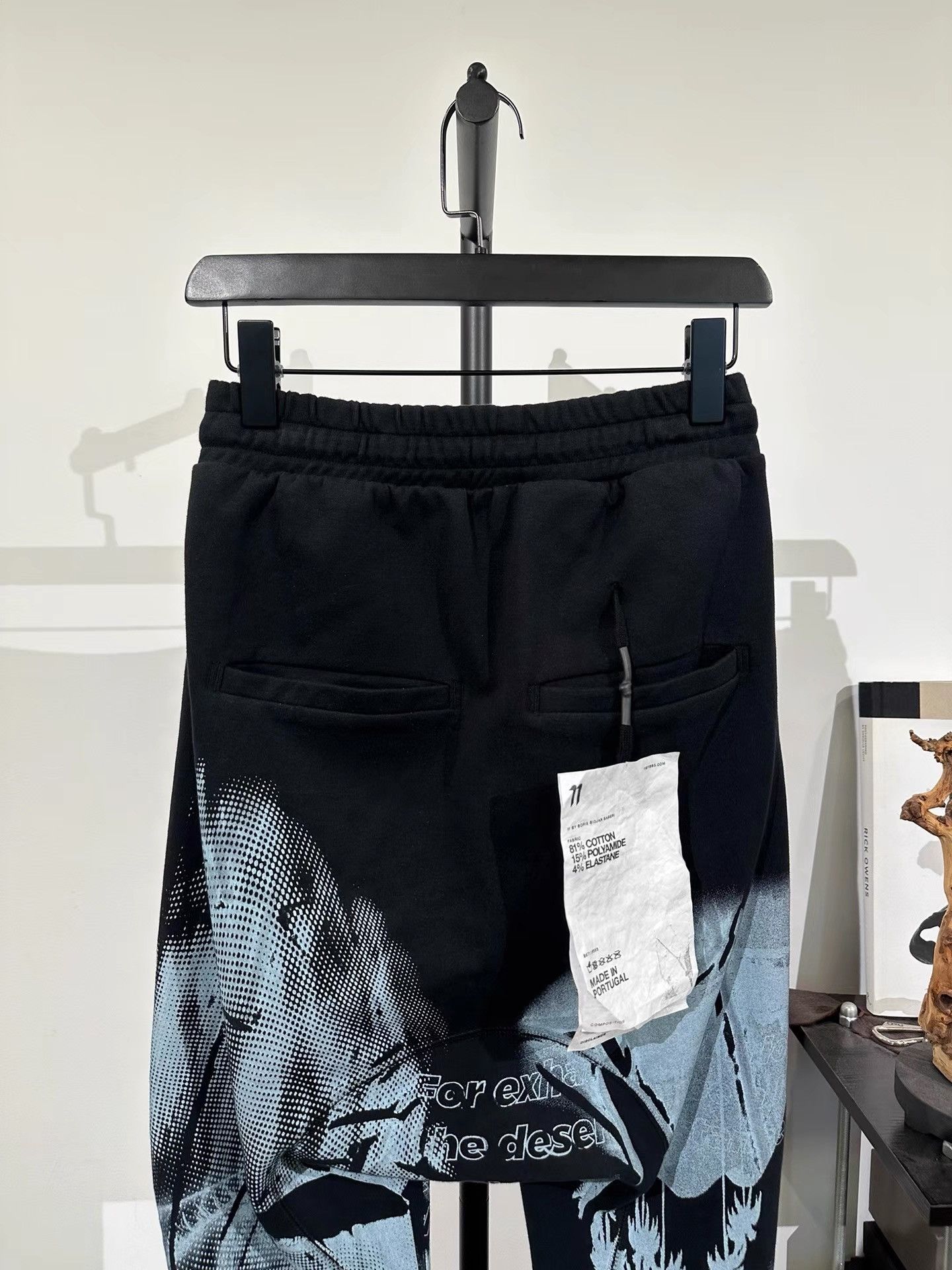 11 By Boris Bidjan Saberi 11by BBS P3C Print Elastic Cuff Sweatpants K35 Size US 27 - 4 Thumbnail