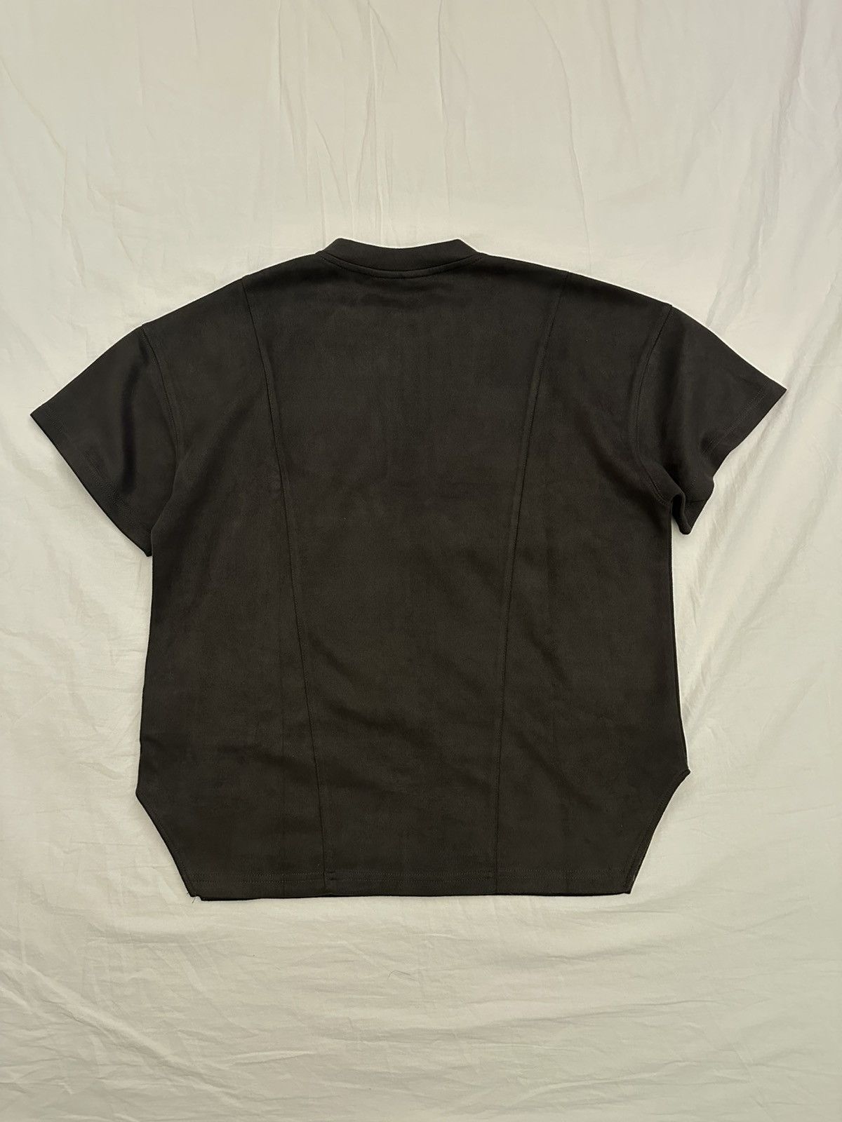 Japanese Brand Suede Quarter Zip Tee Size US M / EU 48-50 / 2 - 3 Thumbnail