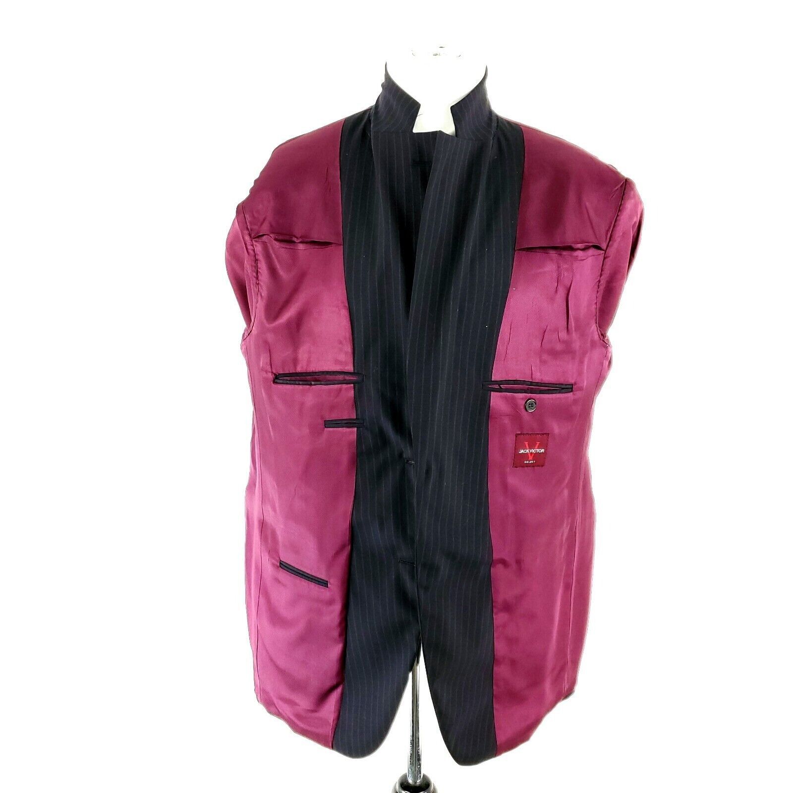Jack Victor Jack Victor Select Vogue CT Wool 2 Button 2 Piece Suit 42L B Size 42L - 11 Thumbnail