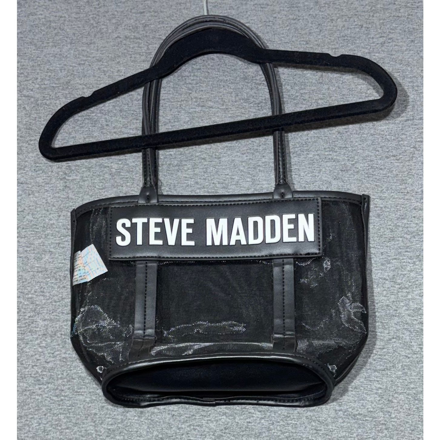 Steve Madden Steve Madden | Women's Black Mesh Purse Bag Size ONE SIZE - 1 Thumbnail