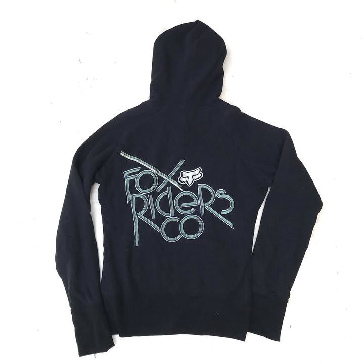 Fox Racing Fox Racing Black Zip Hoodie Jacket Reversible hoodie design Size US M / EU 48-50 / 2 - 9 Thumbnail