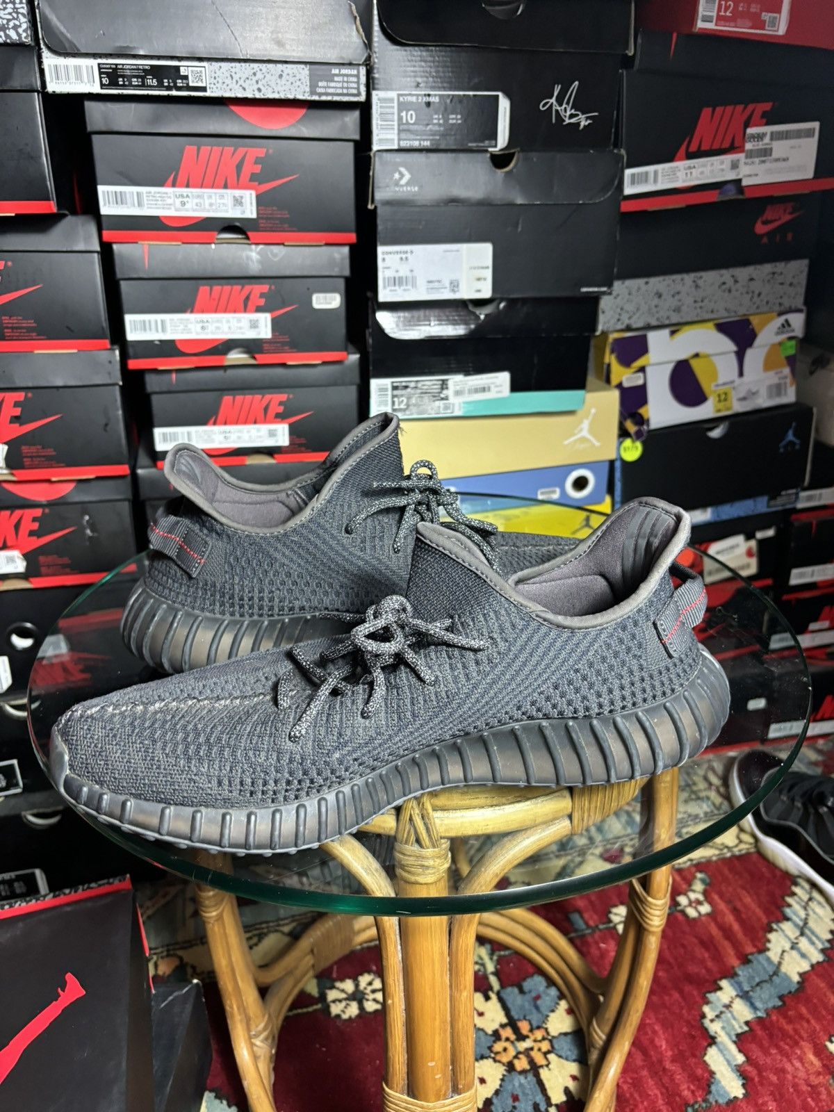 Adidas Yeezy 350 v2 black non-reflective size 14 Size US 14 / EU 47 - 6 Thumbnail