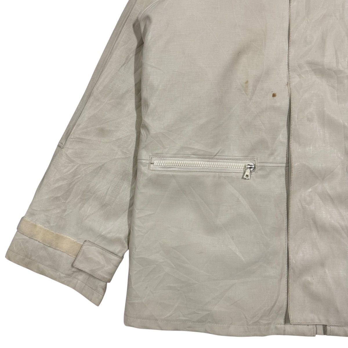 A.P.C. Vtg✨A.P.C Pvc Poly Multipocket Military Waterproof Jacket Size US M / EU 48-50 / 2 - 11 Thumbnail