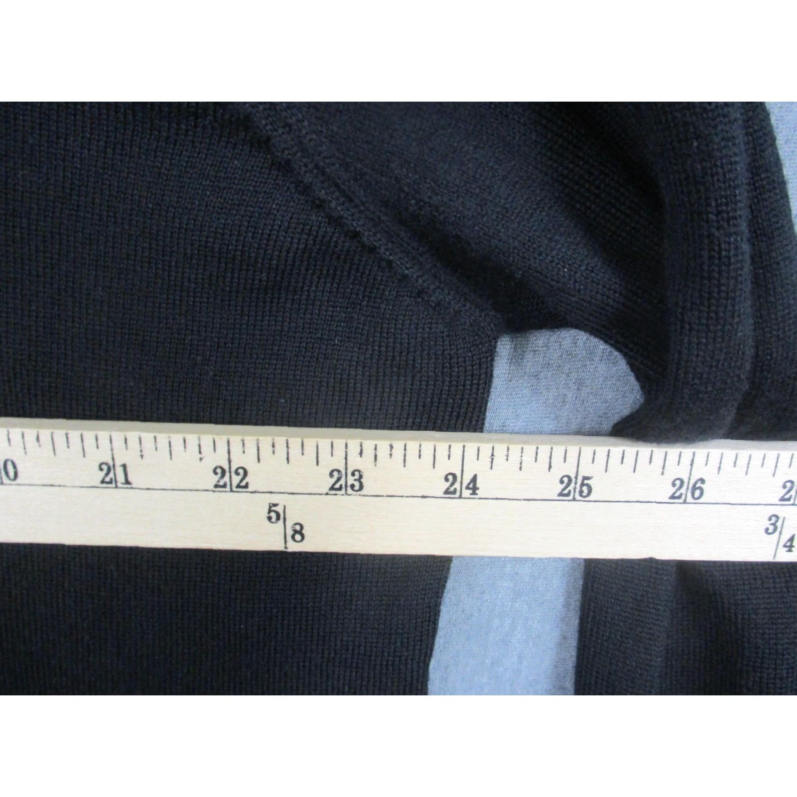 Brooks Brothers VINTAGE Brooks Brothers Sweater Mens XL Black Italian Merino Wool Collared Knit Size US XL / EU 56 / 4 - 6 Thumbnail