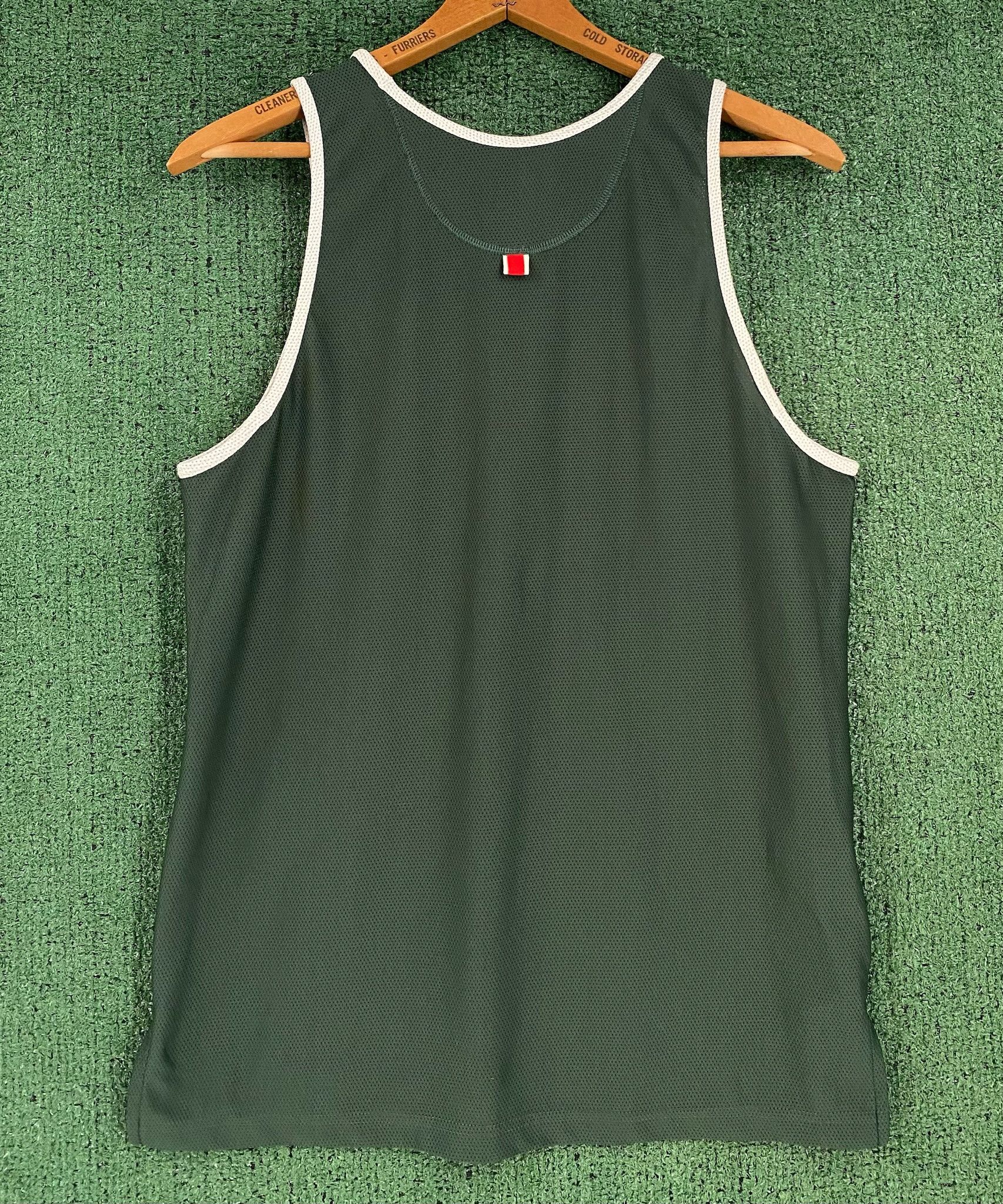 Tracksmith New England Tracksmith Van Cortlandt Tank Top Green & White Small Size US S / EU 44-46 / 1 - 7 Thumbnail
