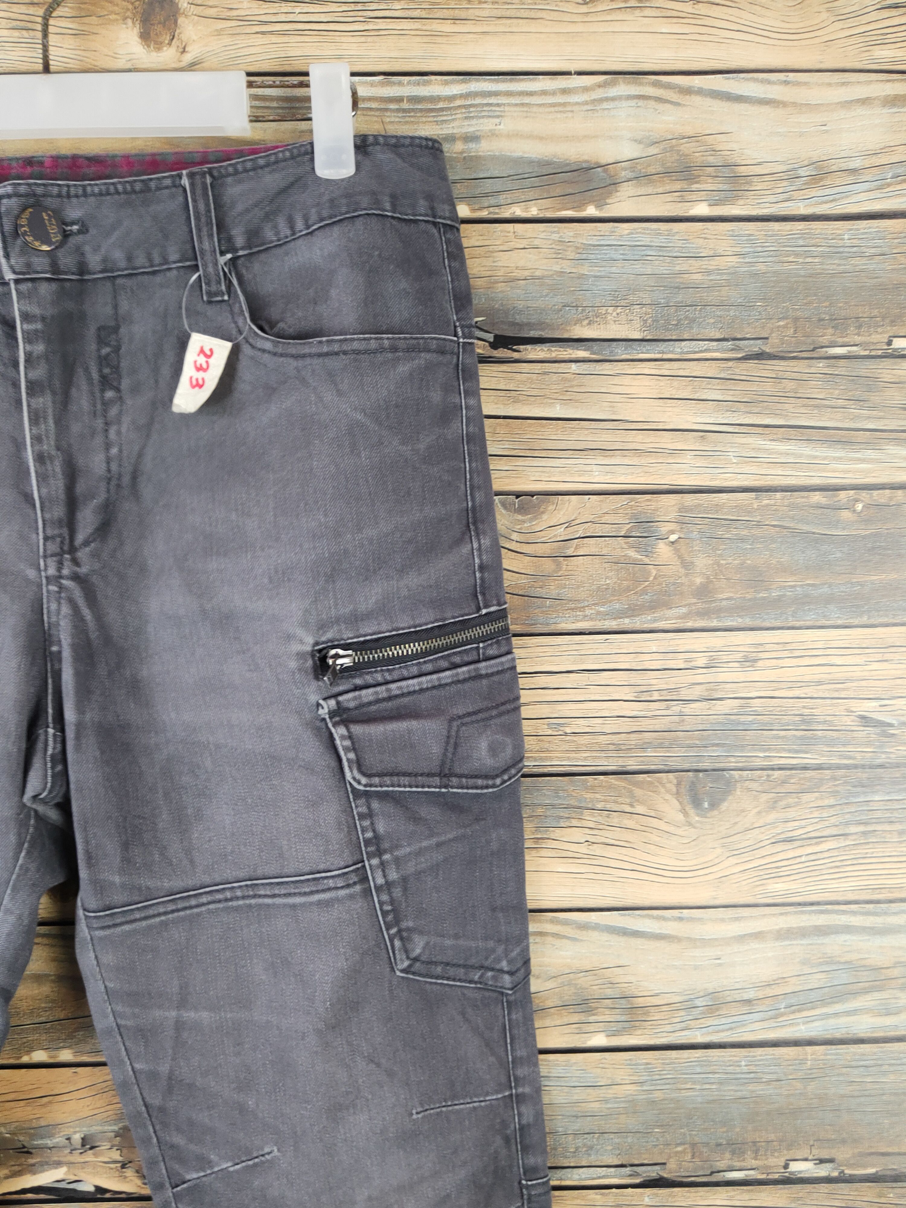 Japanese Brand DLL Ugiz Gray Multipocket utility Tactical Cargo Pants #233 Size US 30 / EU 46 - 5 Thumbnail
