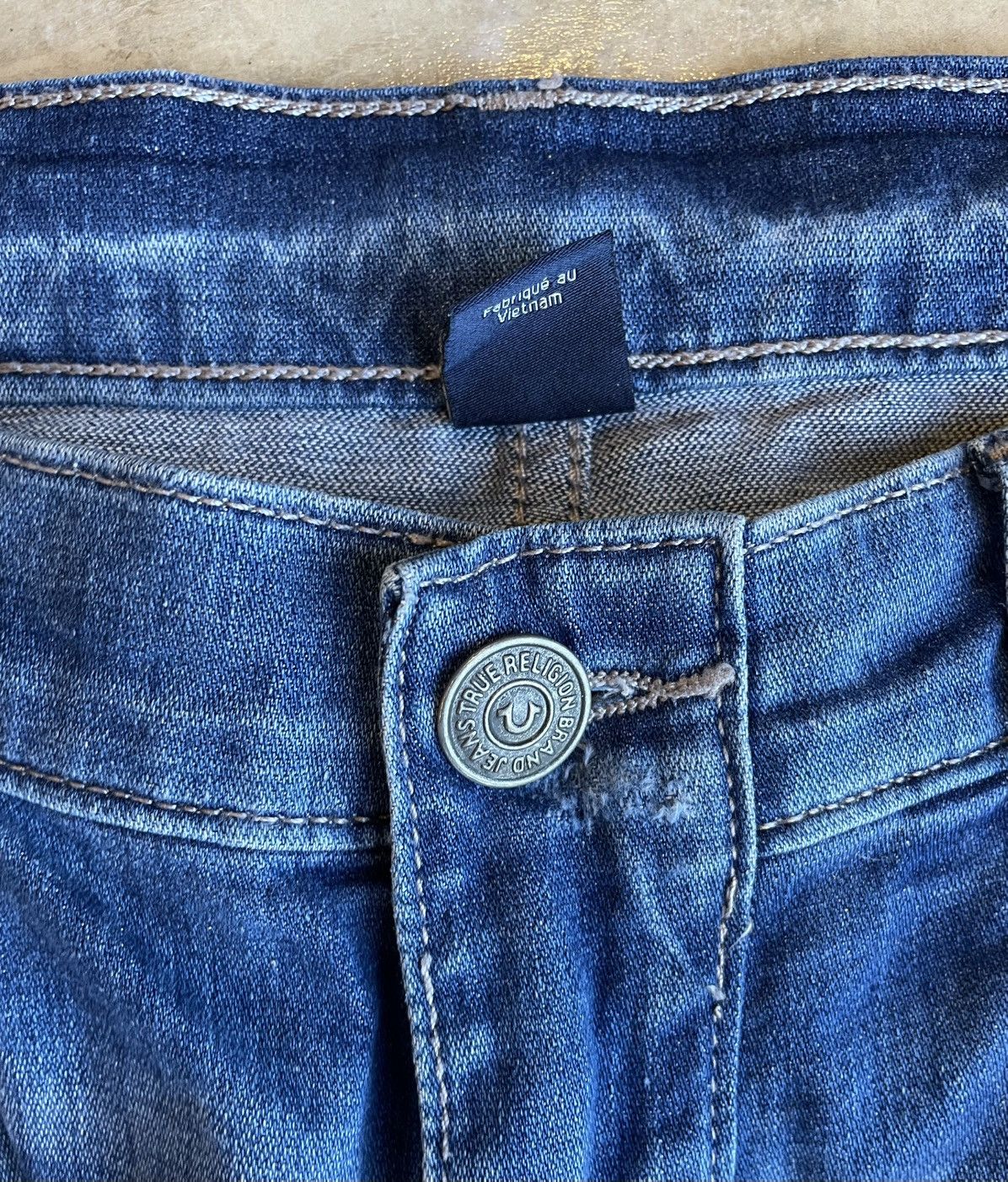True Religion Vintage True Religion Distressed Jeans Geno Relaxed Slim Size US 32 / EU 48 - 5 Thumbnail