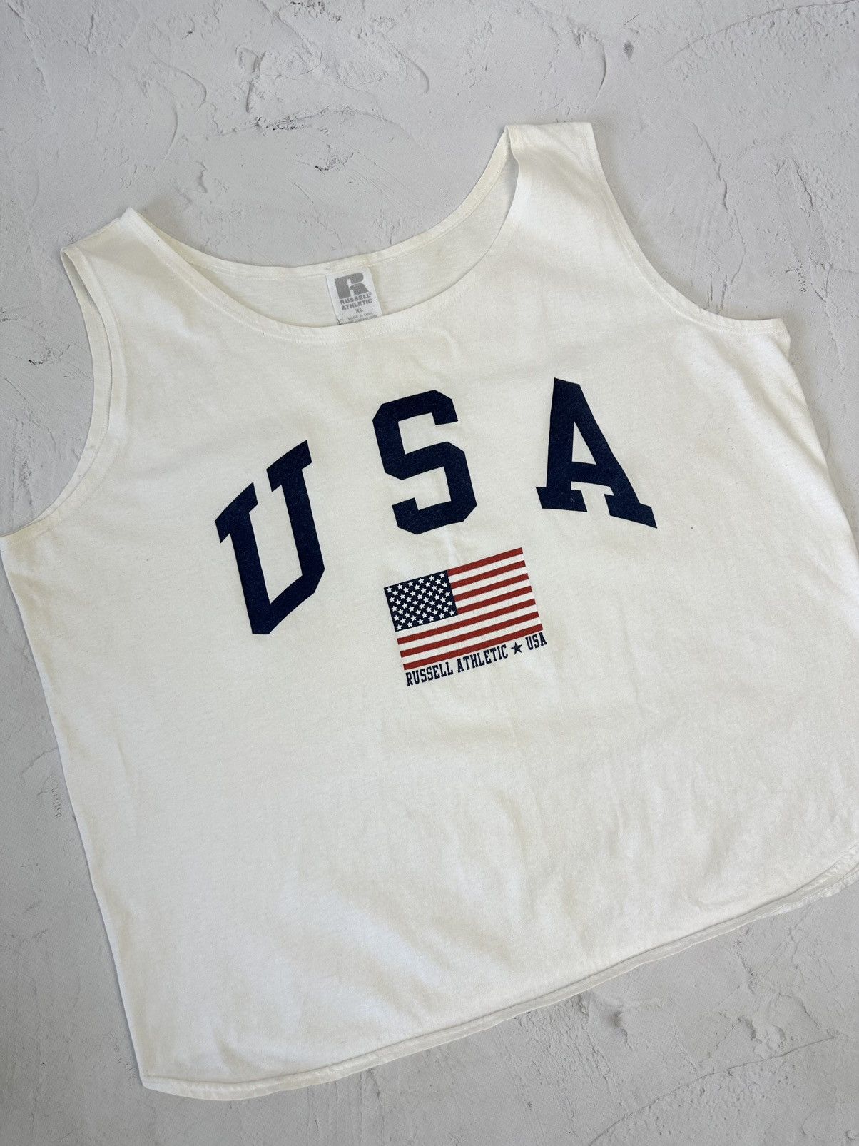 Russell Athletic × Vintage Vintage Russell Athletic USA Top Size XL / US 12-14 / IT 48-50 - 2 Thumbnail