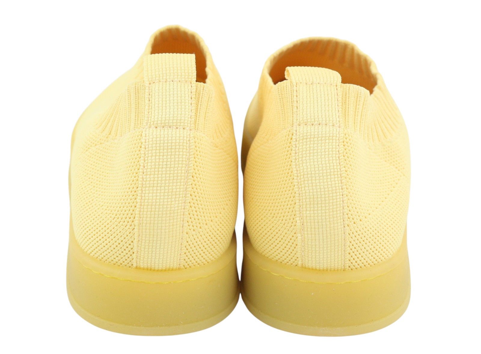MAX&Co. EU41 Yellow Textured Slip On Square Sole Sneakers 88725 Size US 10 / IT 40 - 7 Thumbnail