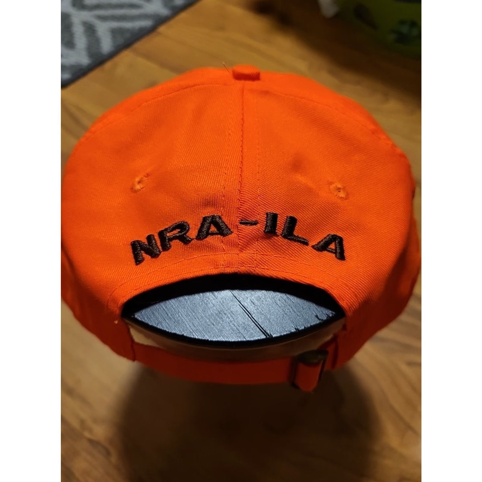 Hunter NRA Hat Baseball Cap Adjustable Brown Brim Hunters Orange Canvas Cotton Men Hunting Guns Shirt? Size ONE SIZE - 2 Thumbnail