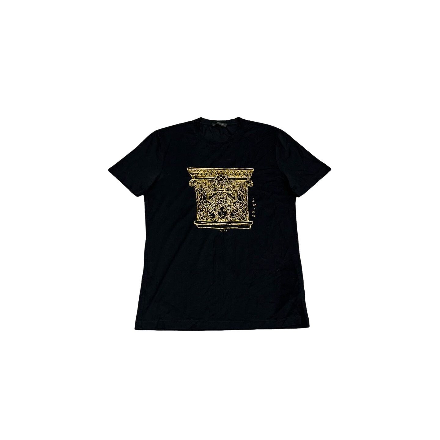 Versace Versace Gold Medusa Pillar Graphic T-Shirt L Size US L / EU 52-54 / 3 - 1 Thumbnail