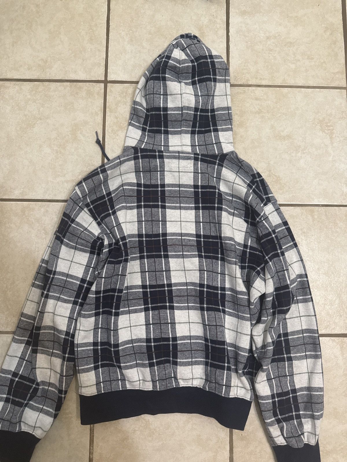 thisisneverthat Jacquard tartan plaid hoodie Size US L / EU 52-54 / 3 - 2 Thumbnail