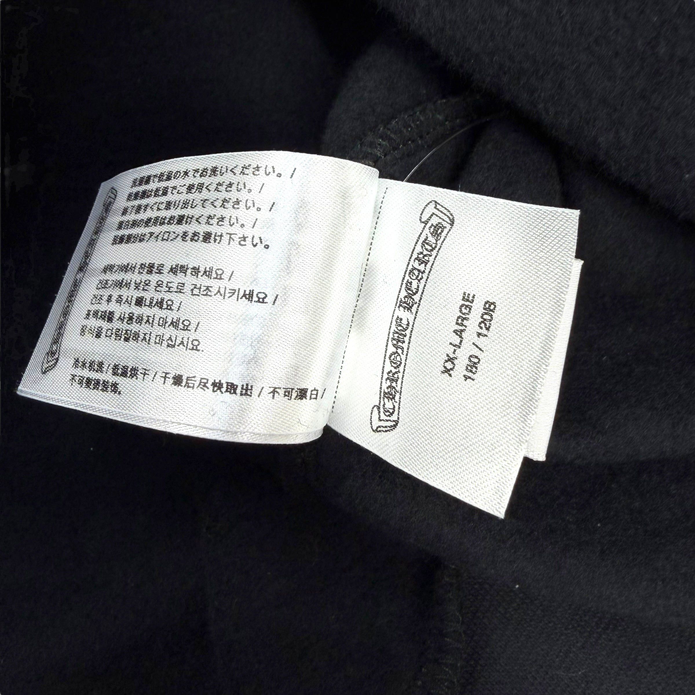Chrome Hearts Chrome Hearts Black Scroll Logo Hoodie XXL Size US XXL / EU 58 / 5 - 6 Thumbnail