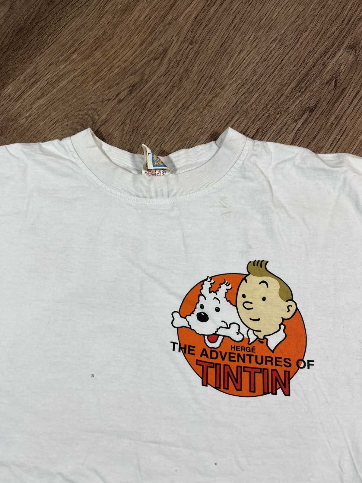 Band Tees Vintage Tintin “Destination Moon” T-Shirt 80-90s Size US L / EU 52-54 / 3 - 3 Thumbnail