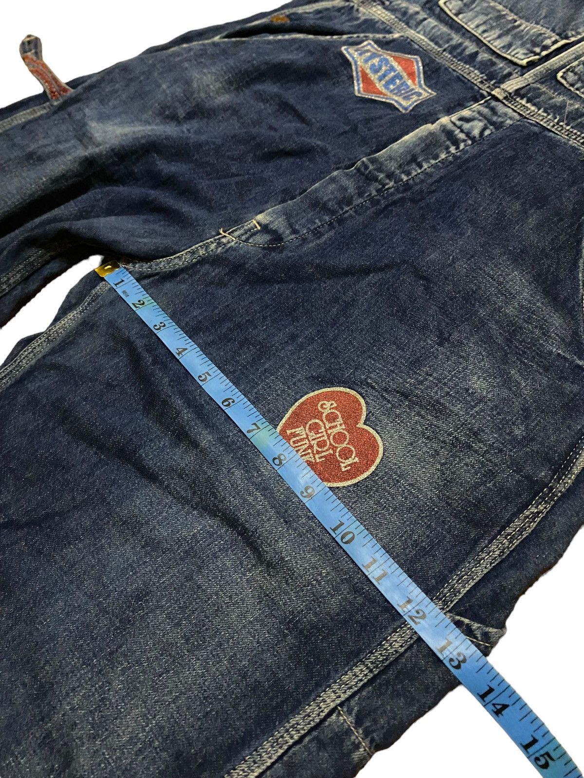 Hysteric Glamour 💥FinalDrop💥 Hysteric Glamour Indigo Blue Unisex Overalls Size US 35 - 8 Thumbnail