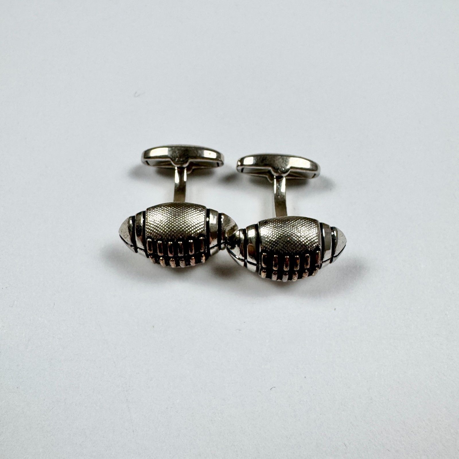 Paul Smith Paul Smith Silver Football Rugby Cufflinks Sporty Size ONE SIZE - 6 Thumbnail