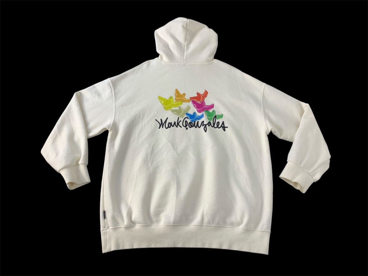 Japanese Brand Mark Gonzalez Big Graphic Logo Pullover Hoodies Size US XL / EU 56 / 4 - 1 Thumbnail