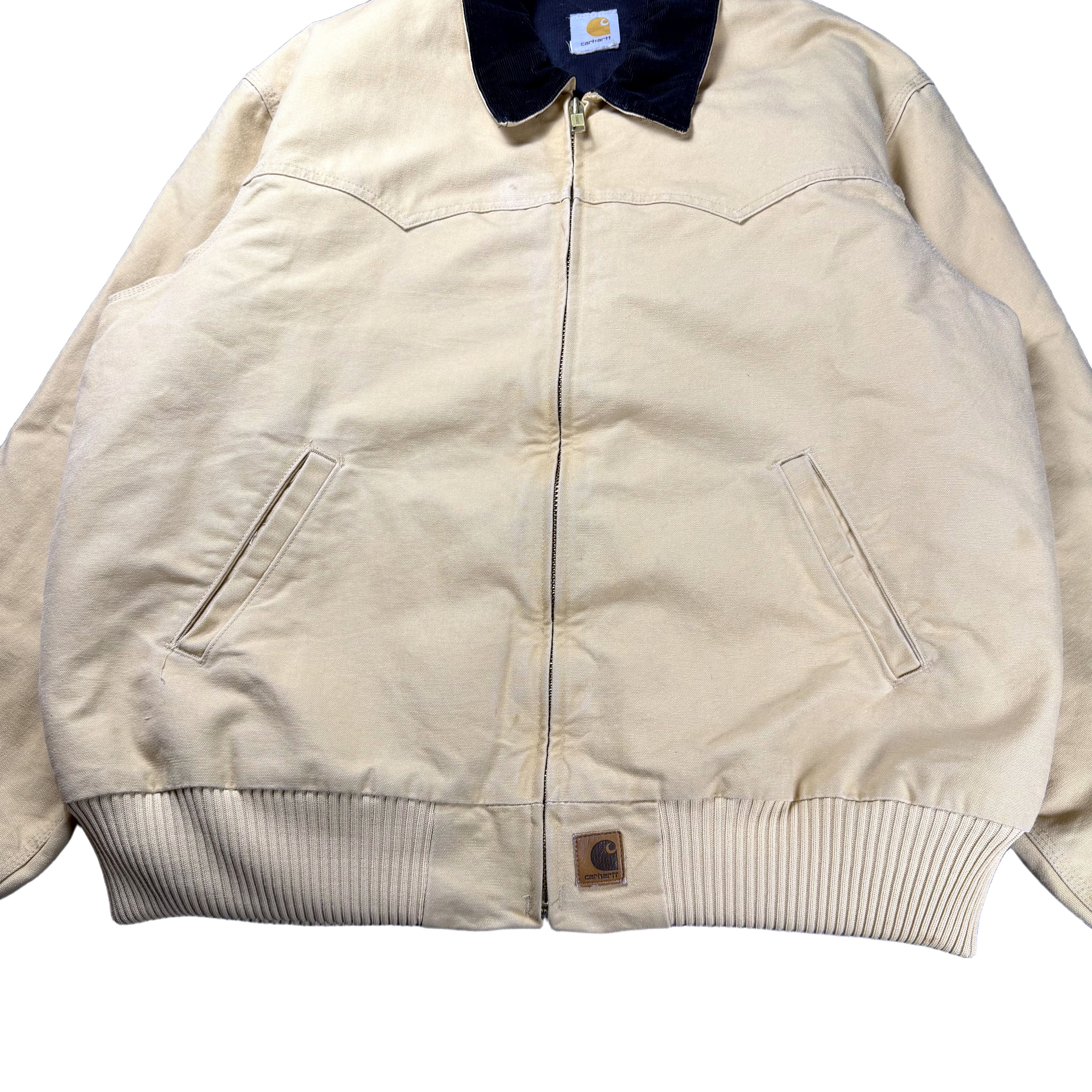 Carhartt Vintage Carhartt Santa Fe J14 WET Work Jacket Tan XXL Size US XXL / EU 58 / 5 - 5 Thumbnail