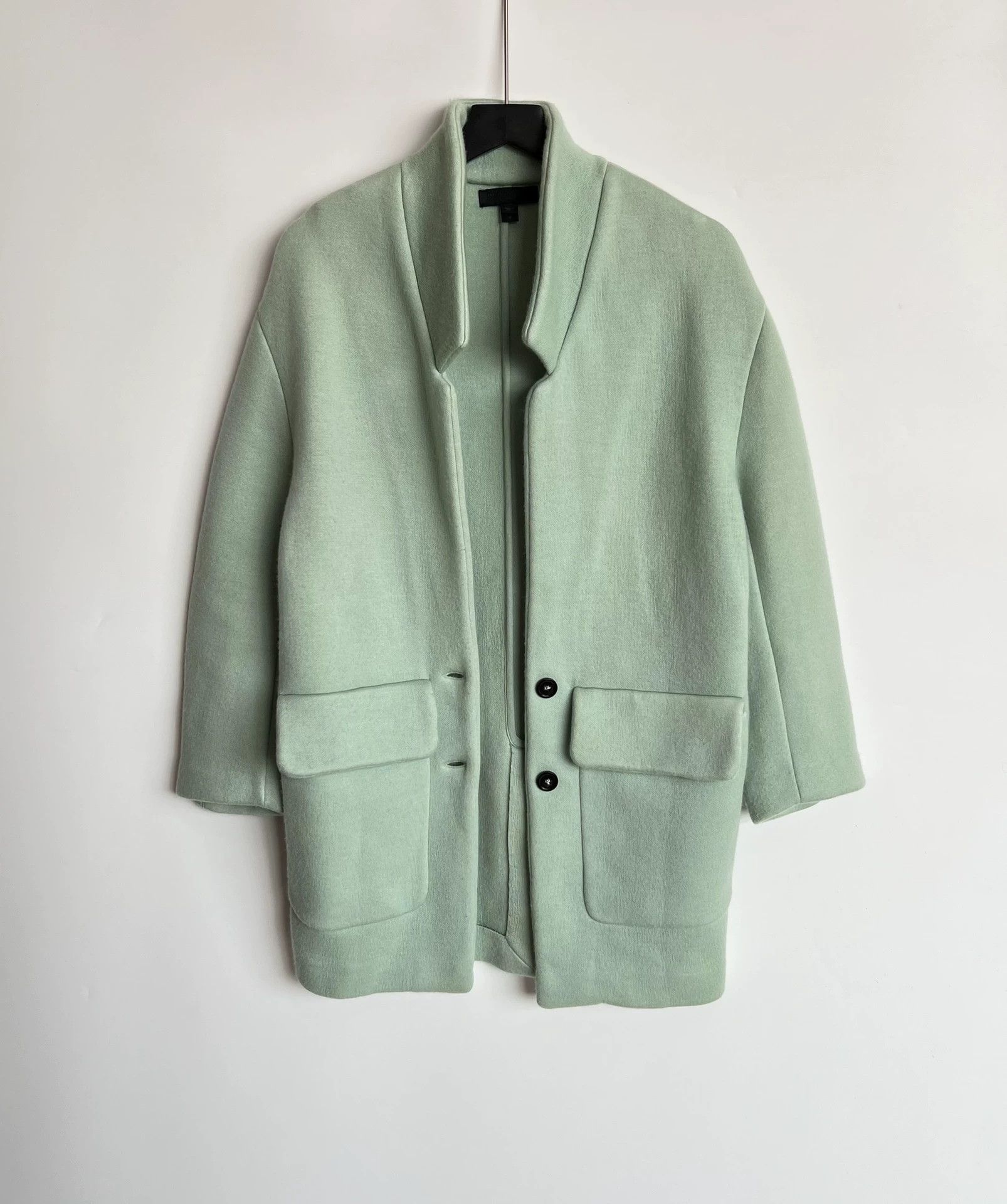 Burberry Burberry Prorsum Cashmere Silk Oversized Mint Green Coat S Size US S / EU 44-46 / 1 - 1 Thumbnail