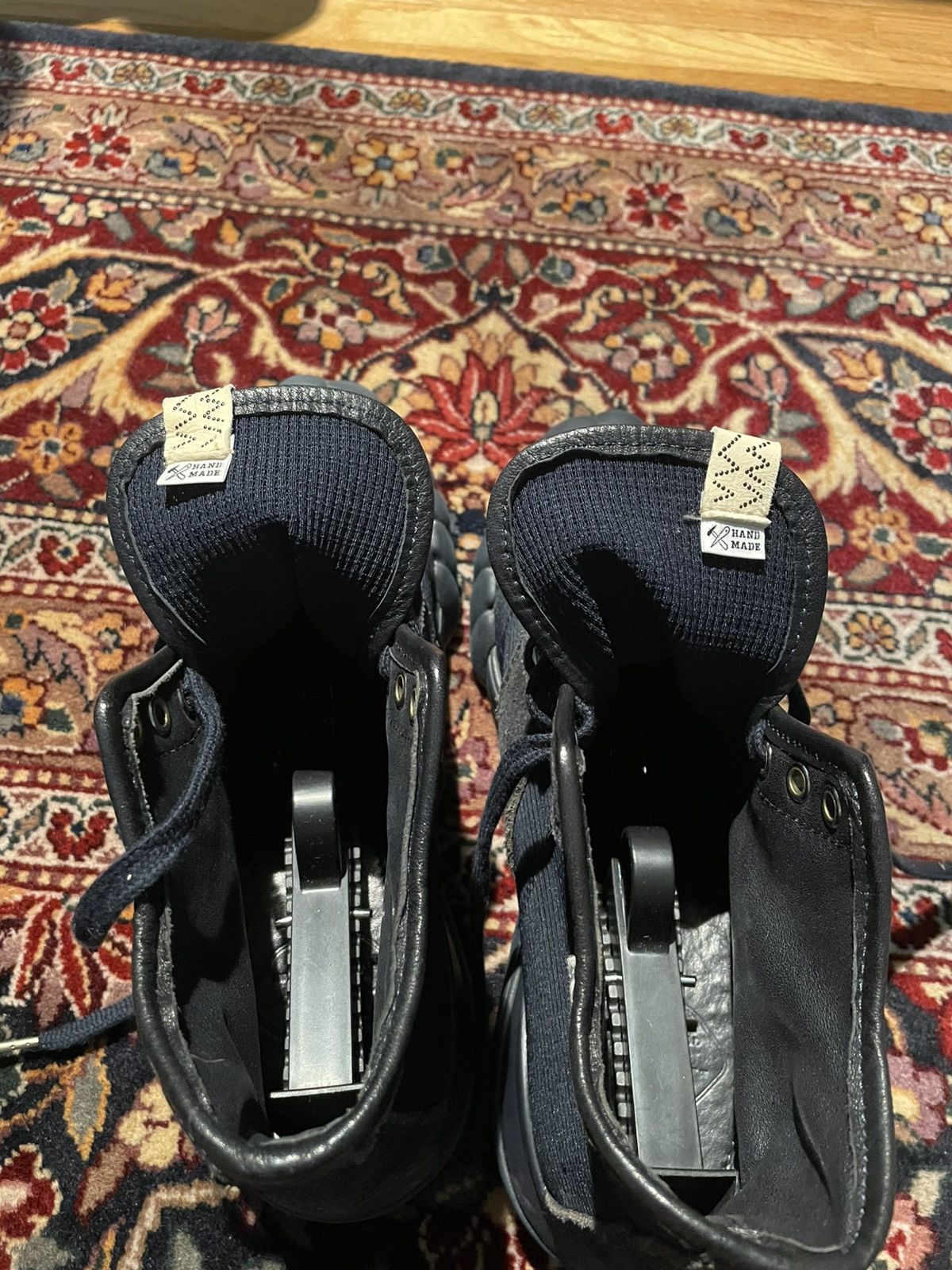 Visvim Visvim - Lanier Suede Leather High-Top - Blue / Navy 9.5 Size US 9.5 / EU 42-43 - 7 Thumbnail