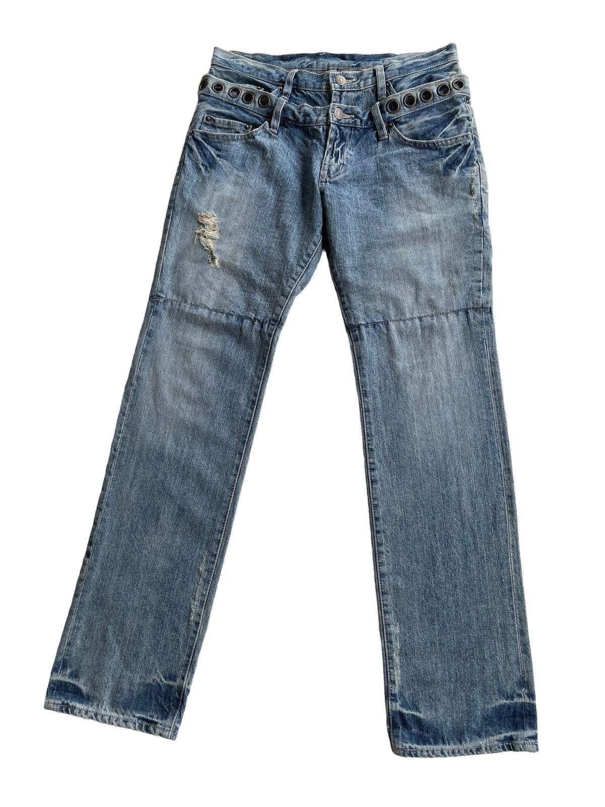 PPFM PPFM Double Waist Denim Size US 31 - 4 Thumbnail