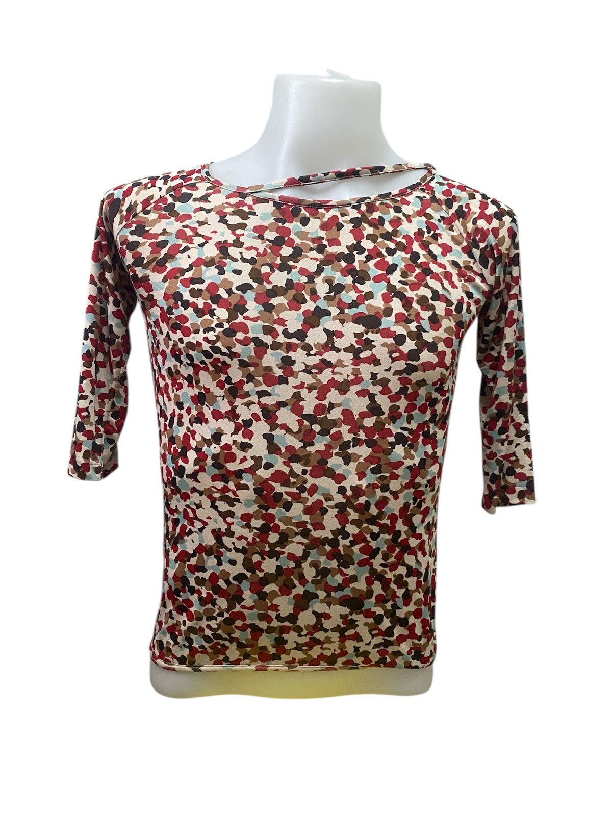 Issey Miyake TSUMORI CHISATO Colorful Printed Sheer Shirt Multi-Color 2 Size S / US 4 / IT 40 - 2 Thumbnail