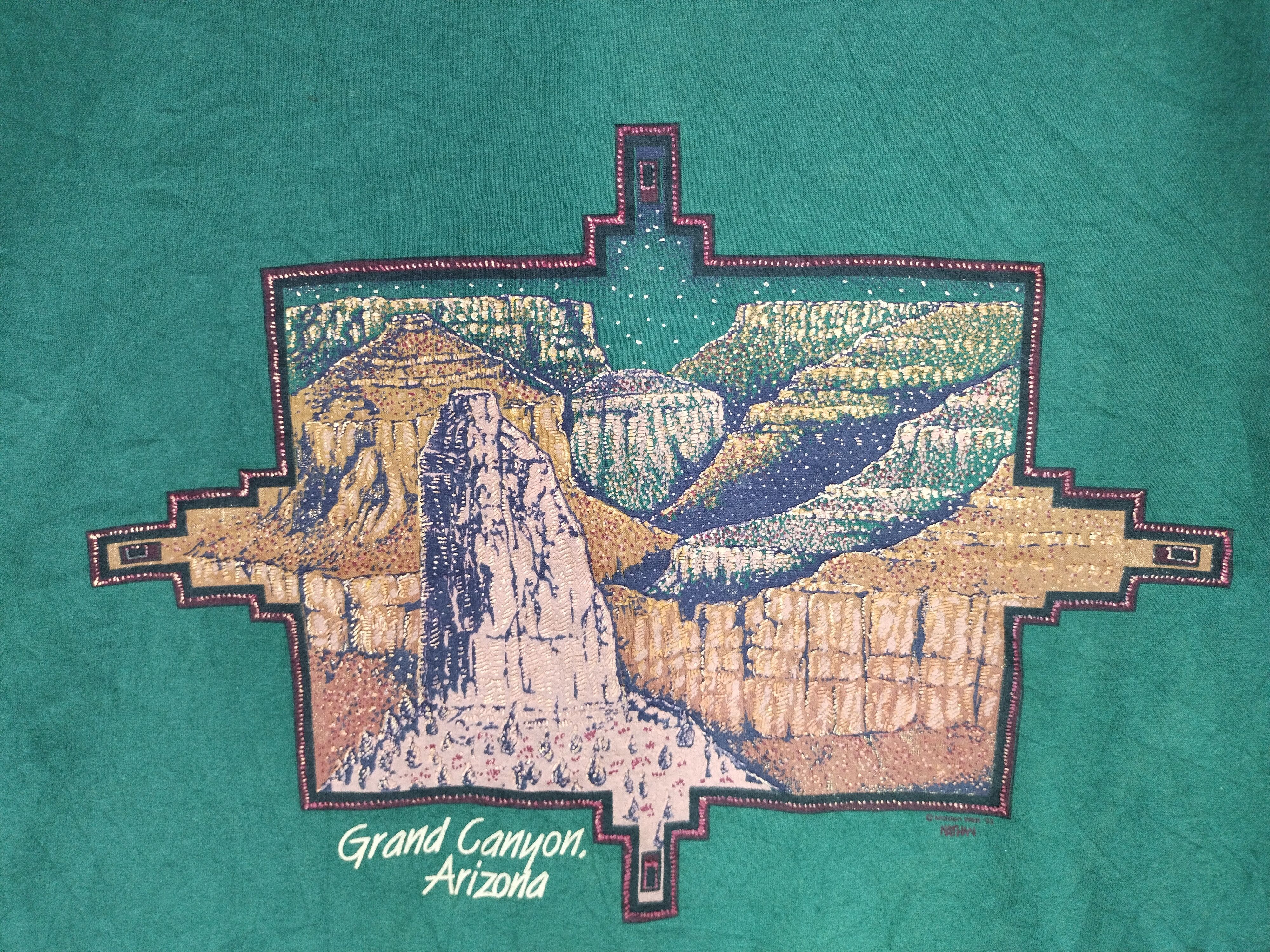 Vintage 🔥 Vtg Arizona Grand Canyon Tee Size US M / EU 48-50 / 2 - 5 Thumbnail