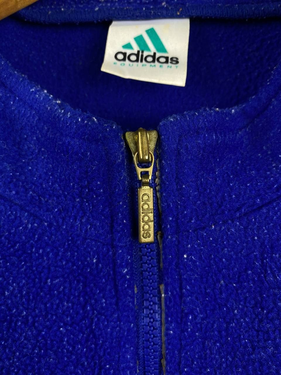 Adidas vintage adidas equipment anorak fleece jacket nice design Size US L / EU 52-54 / 3 - 3 Thumbnail